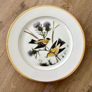 Vintage Limited Edition Hutschenreuter Germany GOLDFINCH Plate By John A Ruthven